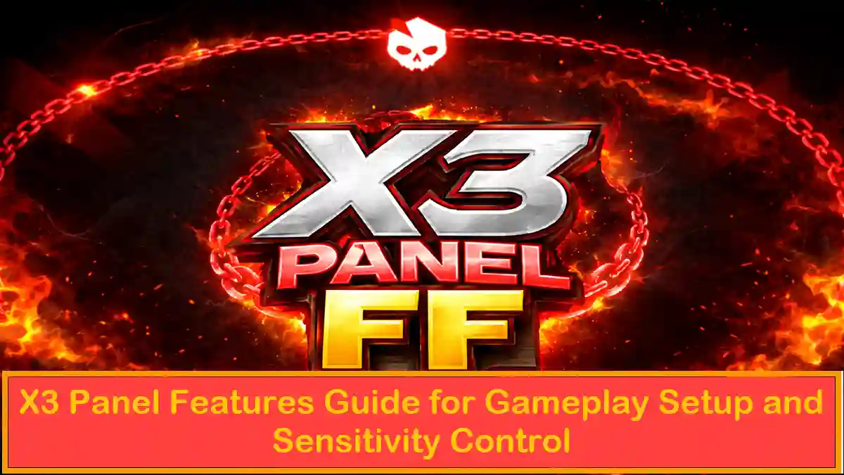 X3 Panel Features Guide for Gameplay Setup and Sensitivity Control